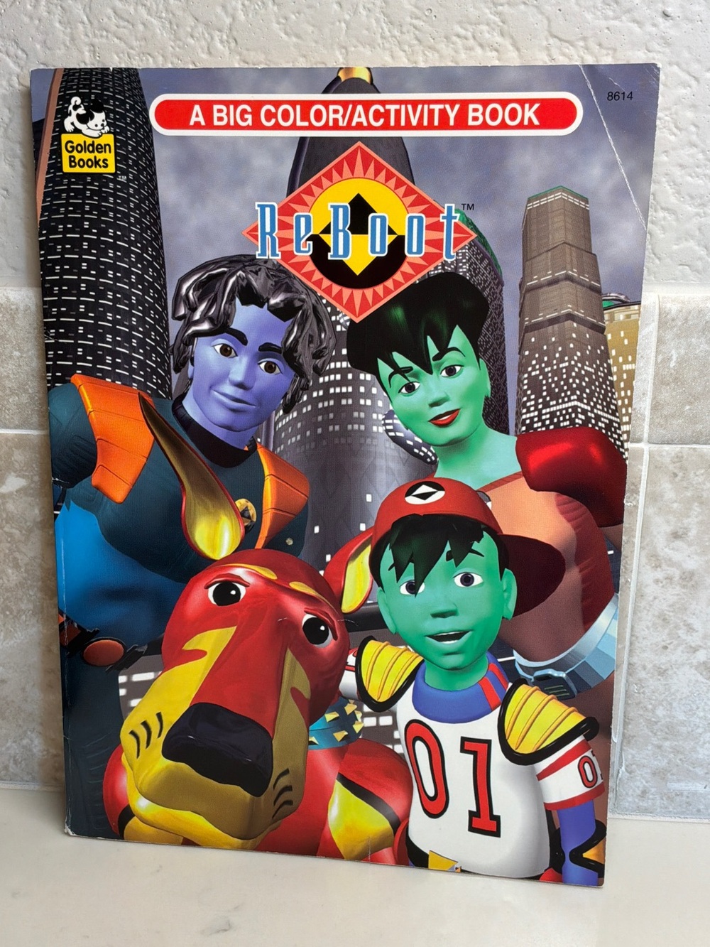 ReBoot Mainframe Animated Series Big Color Activity Book by Golden Books